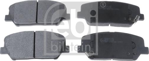 Febi Bilstein 116282 - Bremžu uzliku kompl., Disku bremzes www.autospares.lv