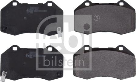 Febi Bilstein 116223 - Bremžu uzliku kompl., Disku bremzes www.autospares.lv