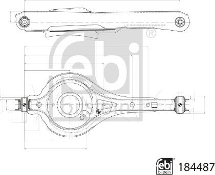 Febi Bilstein 184487 - Track Control Arm www.autospares.lv