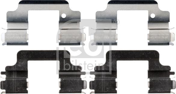 Febi Bilstein 184729 - Piederumu komplekts, Disku bremžu uzlikas www.autospares.lv