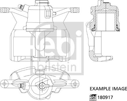 Febi Bilstein 180917 - Bremžu suports autospares.lv