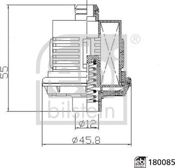 Febi Bilstein 180085 - Hidrofiltrs, pilnpiedziņas daudzdisku berzes sajūgs www.autospares.lv