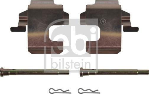 Febi Bilstein 181473 - Piederumu komplekts, Disku bremžu uzlikas www.autospares.lv