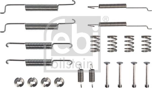 Febi Bilstein 181084 - Piederumu komplekts, Bremžu loki autospares.lv