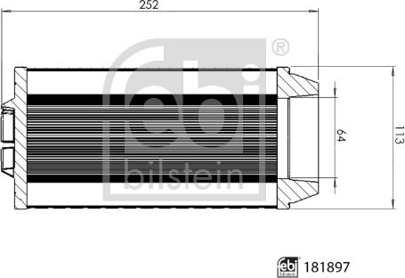 Febi Bilstein 181897 - Gaisa filtrs www.autospares.lv