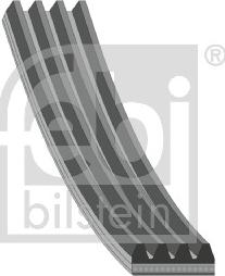 Febi Bilstein 181224 - V-Ribbed Belt www.autospares.lv