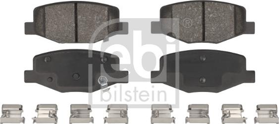 Febi Bilstein 188676 - Bremžu uzliku kompl., Disku bremzes www.autospares.lv