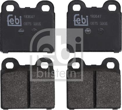 Febi Bilstein 183647 - Brake Pad Set, disc brake www.autospares.lv