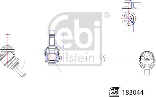 Febi Bilstein 183044 - Stiepnis / Atsaite, Stabilizators autospares.lv