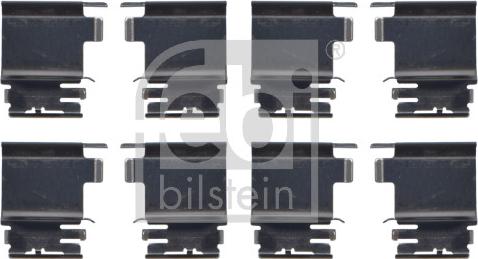 Febi Bilstein 182472 - Piederumu komplekts, Disku bremžu uzlikas www.autospares.lv