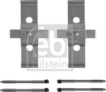 Febi Bilstein 182533 - Piederumu komplekts, Disku bremžu uzlikas www.autospares.lv