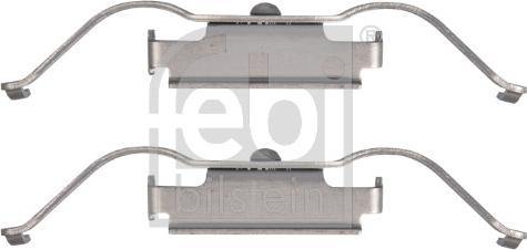 Febi Bilstein 182346 - Piederumu komplekts, Disku bremžu uzlikas www.autospares.lv