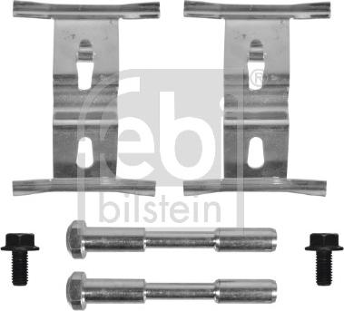 Febi Bilstein 182292 - Piederumu komplekts, Disku bremžu uzlikas www.autospares.lv