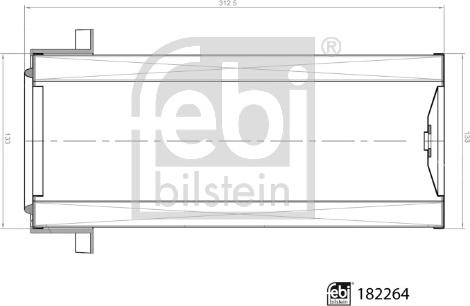 Febi Bilstein 182264 - Gaisa filtrs www.autospares.lv