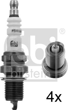 Febi Bilstein 13608 - Aizdedzes svece www.autospares.lv