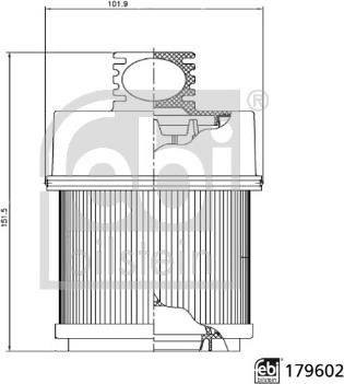 Febi Bilstein 179602 - Dzesēšanas šķidruma filtrs www.autospares.lv