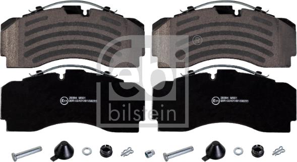 Febi Bilstein 174312 - Brake Pad Set, disc brake www.autospares.lv