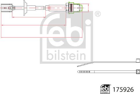 Febi Bilstein 175926 - Lambda zonde autospares.lv