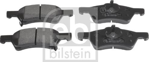 Febi Bilstein 175204 - Brake Pad Set, disc brake www.autospares.lv