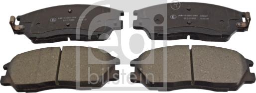 Febi Bilstein 175207 - Brake Pad Set, disc brake www.autospares.lv