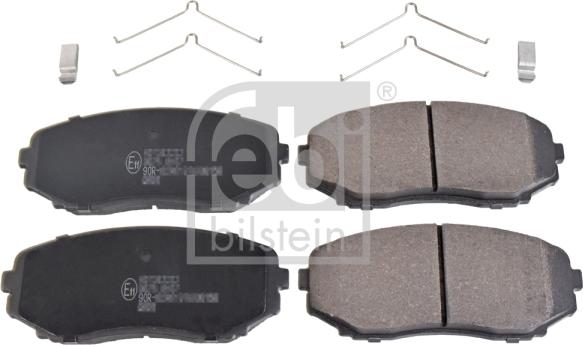 Febi Bilstein 170903 - Brake Pad Set, disc brake www.autospares.lv