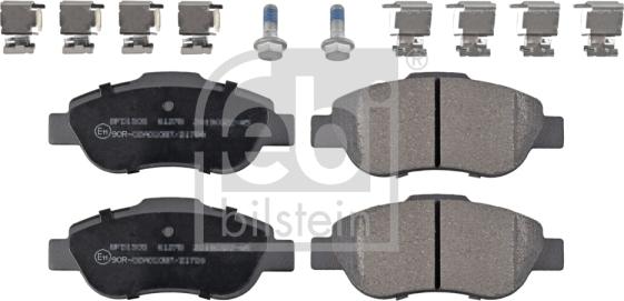 Febi Bilstein 170907 - Brake Pad Set, disc brake www.autospares.lv