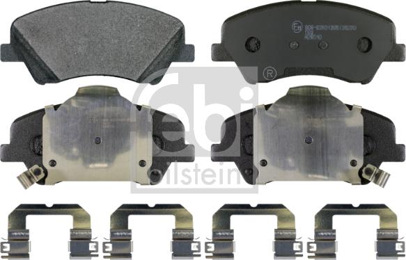 Febi Bilstein 170635 - Brake Pad Set, disc brake www.autospares.lv