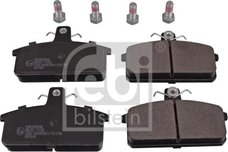 Febi Bilstein 170857 - Brake Pad Set, disc brake www.autospares.lv