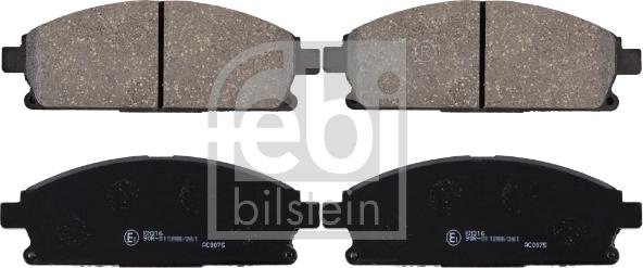 Febi Bilstein 170241 - Brake Pad Set, disc brake www.autospares.lv