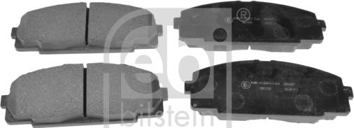 Febi Bilstein 170243 - Brake Pad Set, disc brake www.autospares.lv