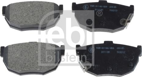 Febi Bilstein 170259 - Bremžu uzliku kompl., Disku bremzes www.autospares.lv