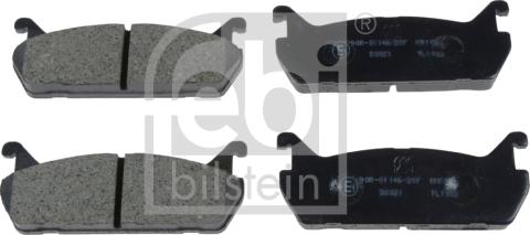 Febi Bilstein 170269 - Bremžu uzliku kompl., Disku bremzes autospares.lv