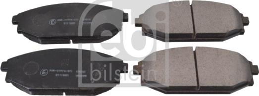 Febi Bilstein 170266 - Brake Pad Set, disc brake www.autospares.lv