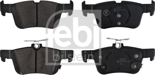 Febi Bilstein 171393 - Brake Pad Set, disc brake www.autospares.lv