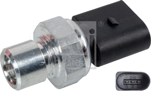 Febi Bilstein 171263 - Spiediena slēdzis, Gaisa kondicionēšanas sistēma www.autospares.lv