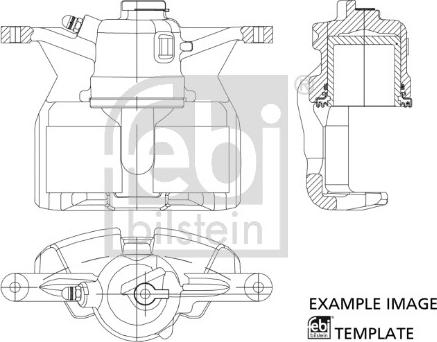 Febi Bilstein 178946 - Bremžu suports www.autospares.lv