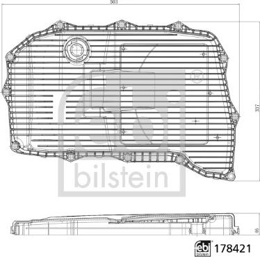 Febi Bilstein 178421 - Hidrofiltrs, Automātiskā pārnesumkārba www.autospares.lv