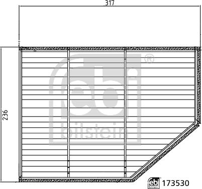Febi Bilstein 173530 - Filter, interior air www.autospares.lv