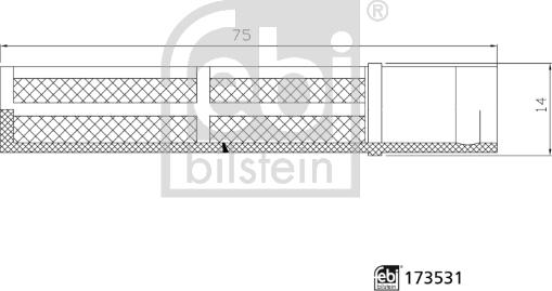 Febi Bilstein 173531 - Karbamīda filtrs www.autospares.lv