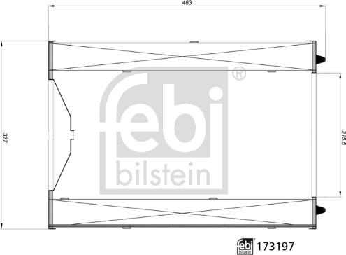 Febi Bilstein 173197 - Gaisa filtrs www.autospares.lv