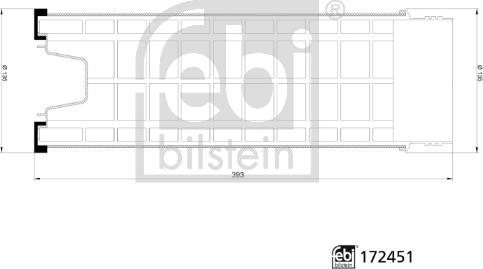 Febi Bilstein 172451 - Gaisa filtrs www.autospares.lv