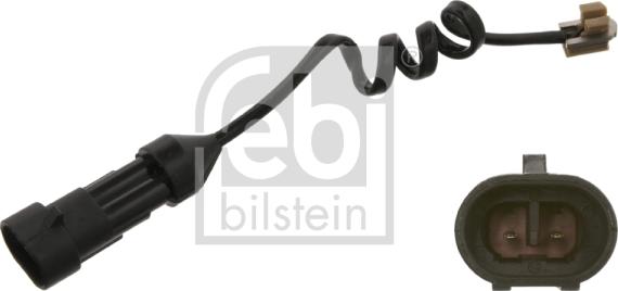 Febi Bilstein 35450 - Warning Contact, brake pad wear www.autospares.lv