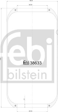 Febi Bilstein 38633 - Pneimoatsperes spilvens, Pneimopiekare www.autospares.lv