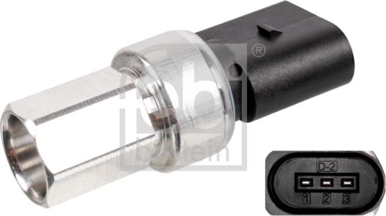 Febi Bilstein 29240 - Pressure Switch, air conditioning www.autospares.lv