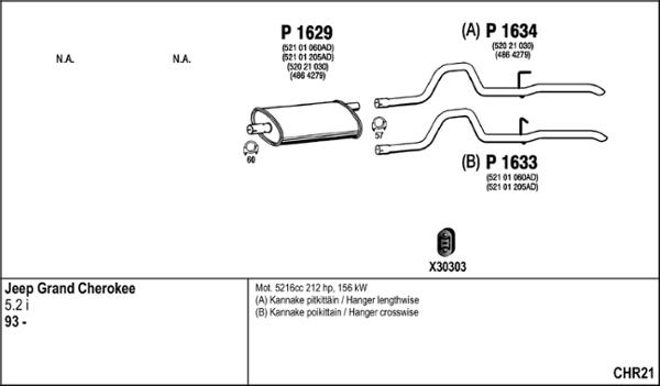 Fenno CHR21 - Izplūdes gāzu sistēma www.autospares.lv