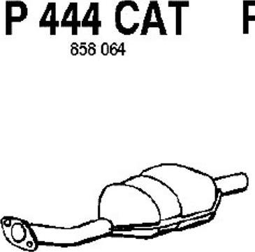 Fenno P444CAT - Katalizators www.autospares.lv