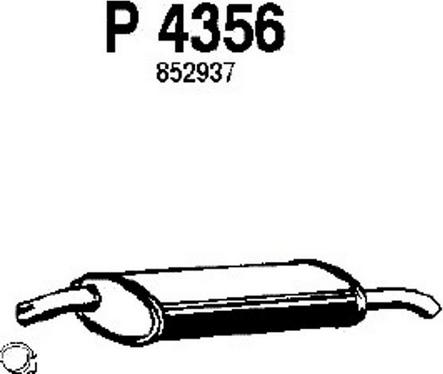 Fenno P4356 - End Silencer www.autospares.lv