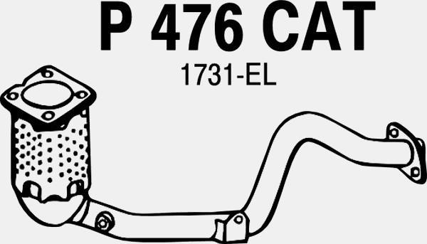 Fenno P476CAT - Катализатор www.autospares.lv