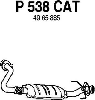 Fenno P538CAT - Katalizators www.autospares.lv