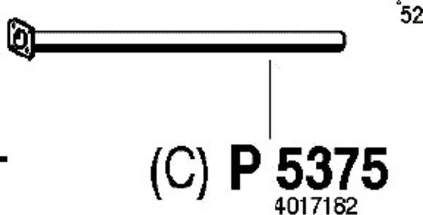 Fenno P5375 - Izplūdes caurule www.autospares.lv